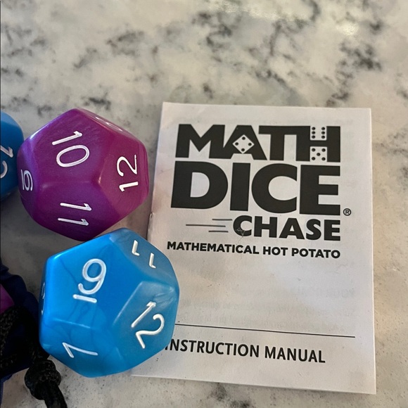 Metal Puzzle Set with Math Dice - Picture 5 of 6